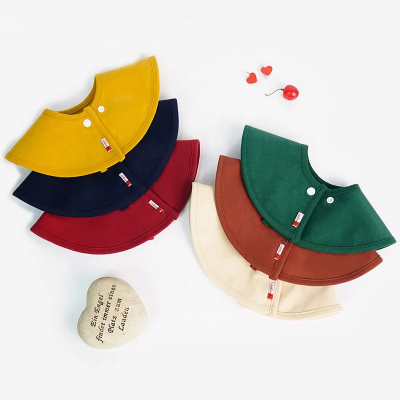 Детские слюнявчики вращающиеся хлопковые Слюнявчики водонепроницаемые для