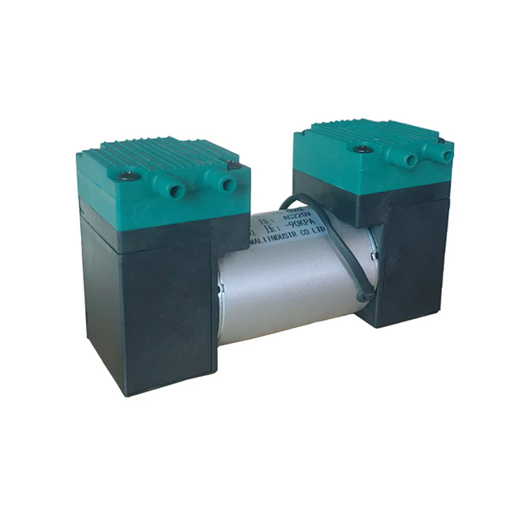 

Микро-вакуумный насос, электрический насос, бесшумный маленький медицинский воздушный насос с двойной головкой, диафрагменный насос 20 л/мин, быстрая работа, 12 В, 24 В, 220 В