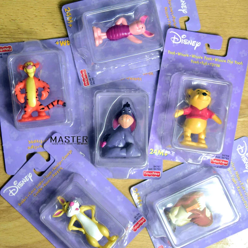 

Disney Original Plus Mini Doll Ornaments Winnie The Pooh Action Figure Lovely Model Kids Toys For Girls Boy Gift