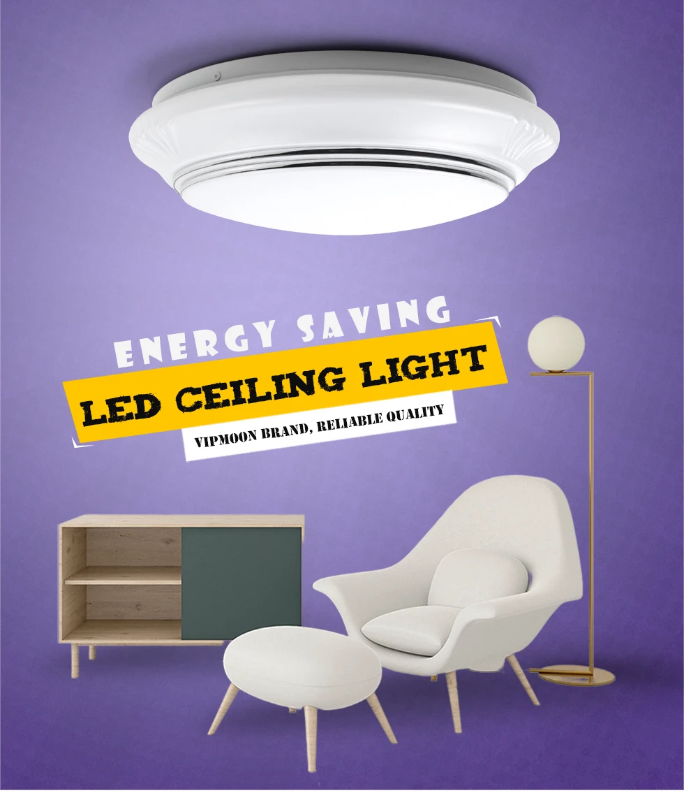 

12W 18W 24W Modern LED Ceiling Lights Surface Fixtures LED Ceiling Lamps White for Home Hallway Hall Hotel