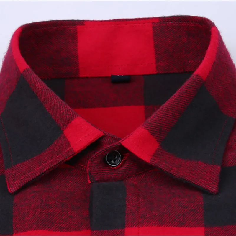 

Comfortable Flannel checkered Shi Plaid men casual shirts Regular fit long sleeved male shirt cotton leisure male tops