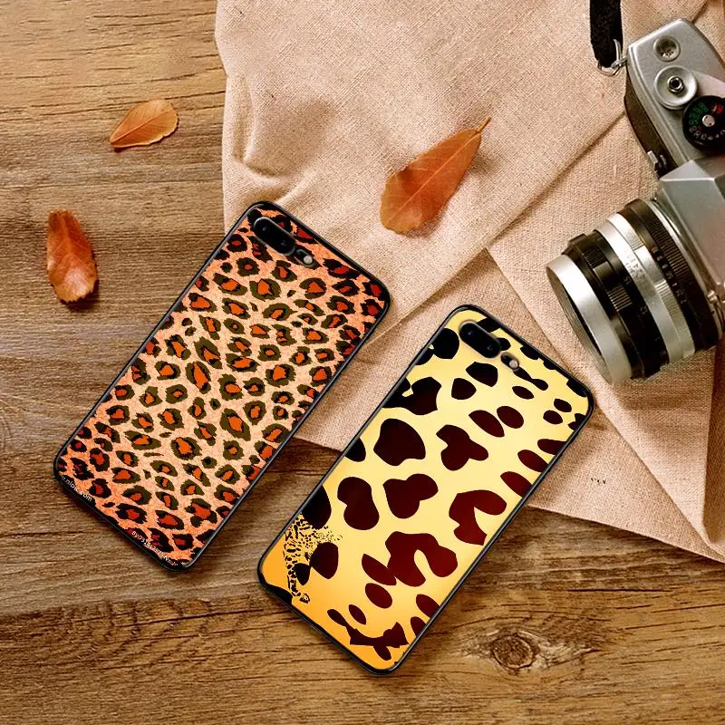Сексуальный леопардовый чехол для iPhone XS Max XR Мягкий силиконовый X 6 6S 7 8 Plus Coque Funda |
