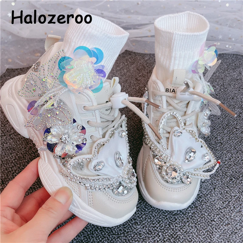 

Осенние детские спортивные кроссовки с цветами, Брендовая обувь для маленьких девочек, детские повседневные кроссовки, кроссовки для мальчиков, кроссовки на массивной подошве