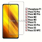 Защитное закаленное стекло 9D HD для Xiaomi Poco X3 NFC X2 F2 Pro M2 M3 F3 C3 PocoX3