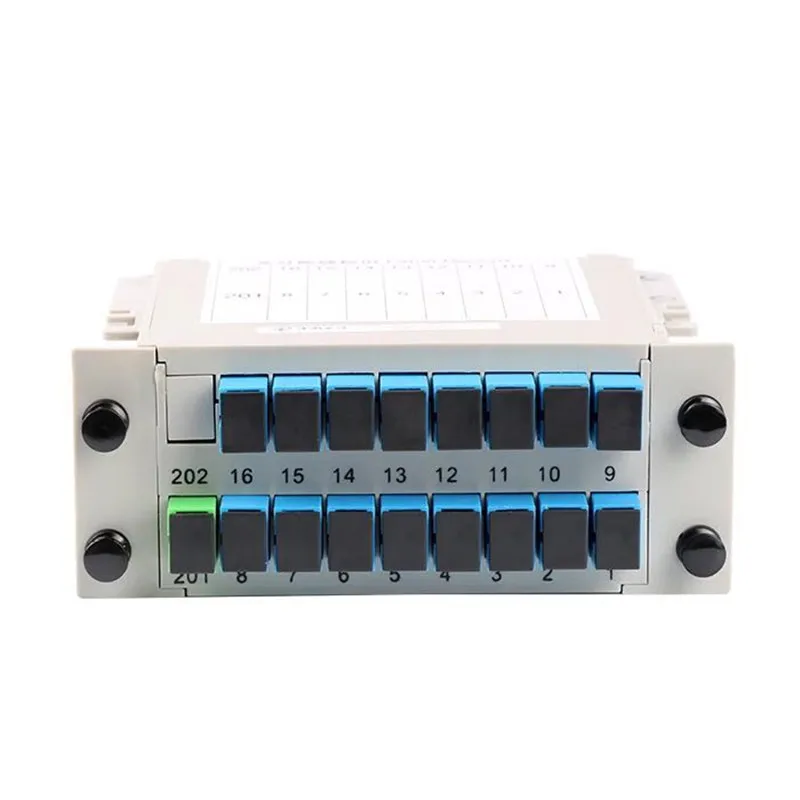5 шт./лот 1x16 разветвитель LGX Box вставка кассетной карты SC/APC PLC модуль 1:16 16 портов