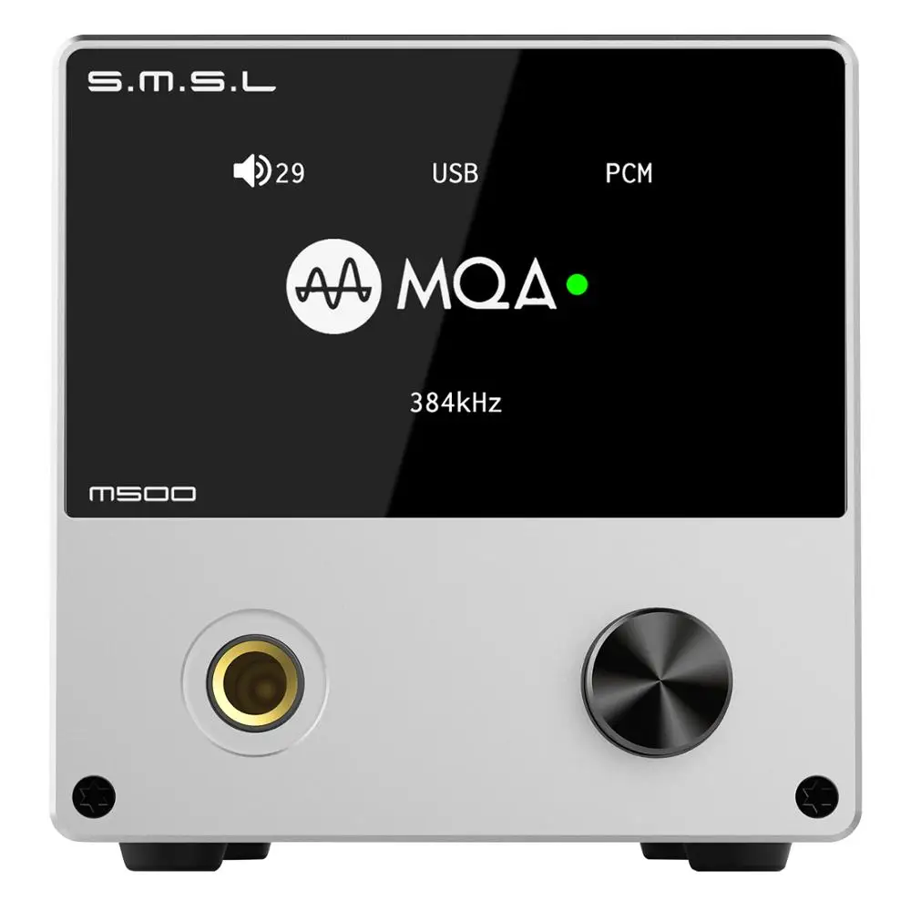 SMSL M500 аудио DAC MQA ES9038PRO XMOS XU216 встроенный DSD512 усилитель для