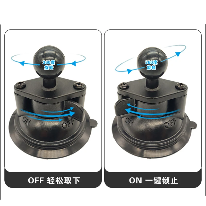suction cup base with 1 inch ball windshield mounts window stay for ram phone hold gopro dji action camera accessories free global shipping