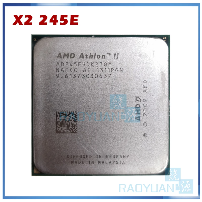 Двухъядерный процессор AMD Athlon X2 245e 2 9 ГГц ADX245EHDK23GM разъем AM3 938pin|athlon x2|cpu processorsocket am3 |
