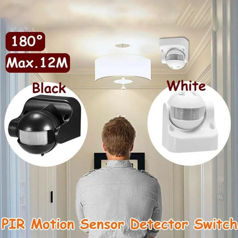 

Ac 110v-240v 160 Degree Outdoor Ip44 Security Pir Infrared Body Motion Sensor Detector Movement Switch Max 12m 50hz 3-2000lux