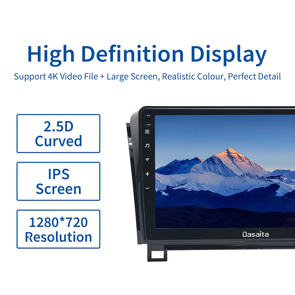 Roadnavi 1 Din Android 10 автомобильное радио для Toyota Tundra 2007-2013 Sequoia 2008-2018 автомобильный