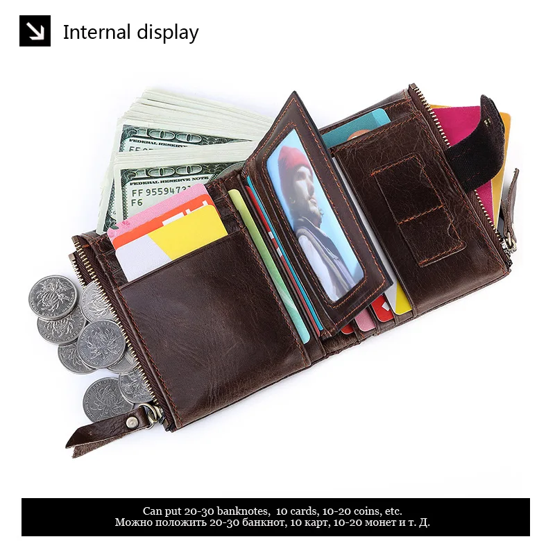 Новинка Женский кошелек из натуральной кожи короткая модная женская сумочка