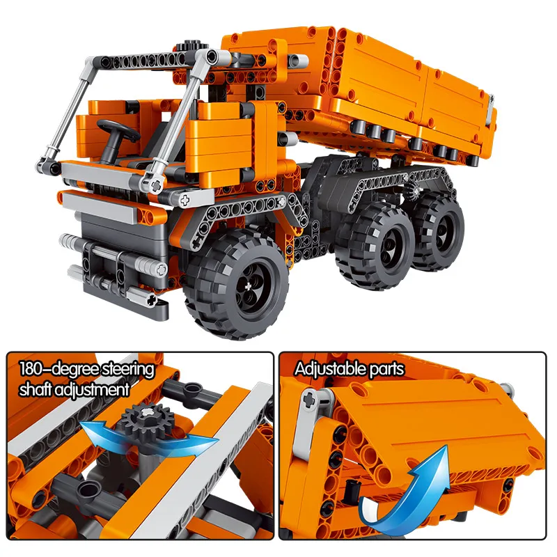 Город Инженерная машина загрузки крана строительные блоки для грузовиков