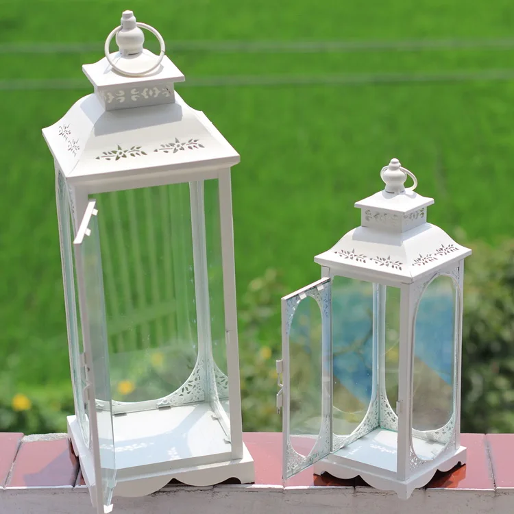 Ретро железная ветровая лампа подсвечник для свадьбы центральный внутренний