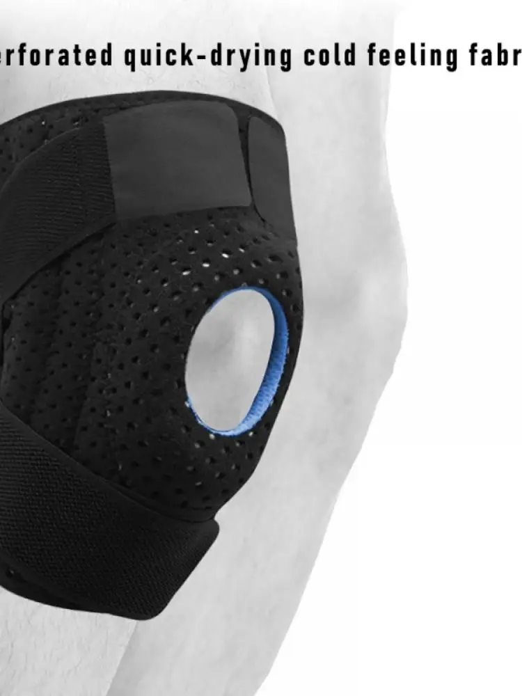 

Compression Silicone Sports Straps Knee Pads Mountaineering Breathable Basketball Knee Pads