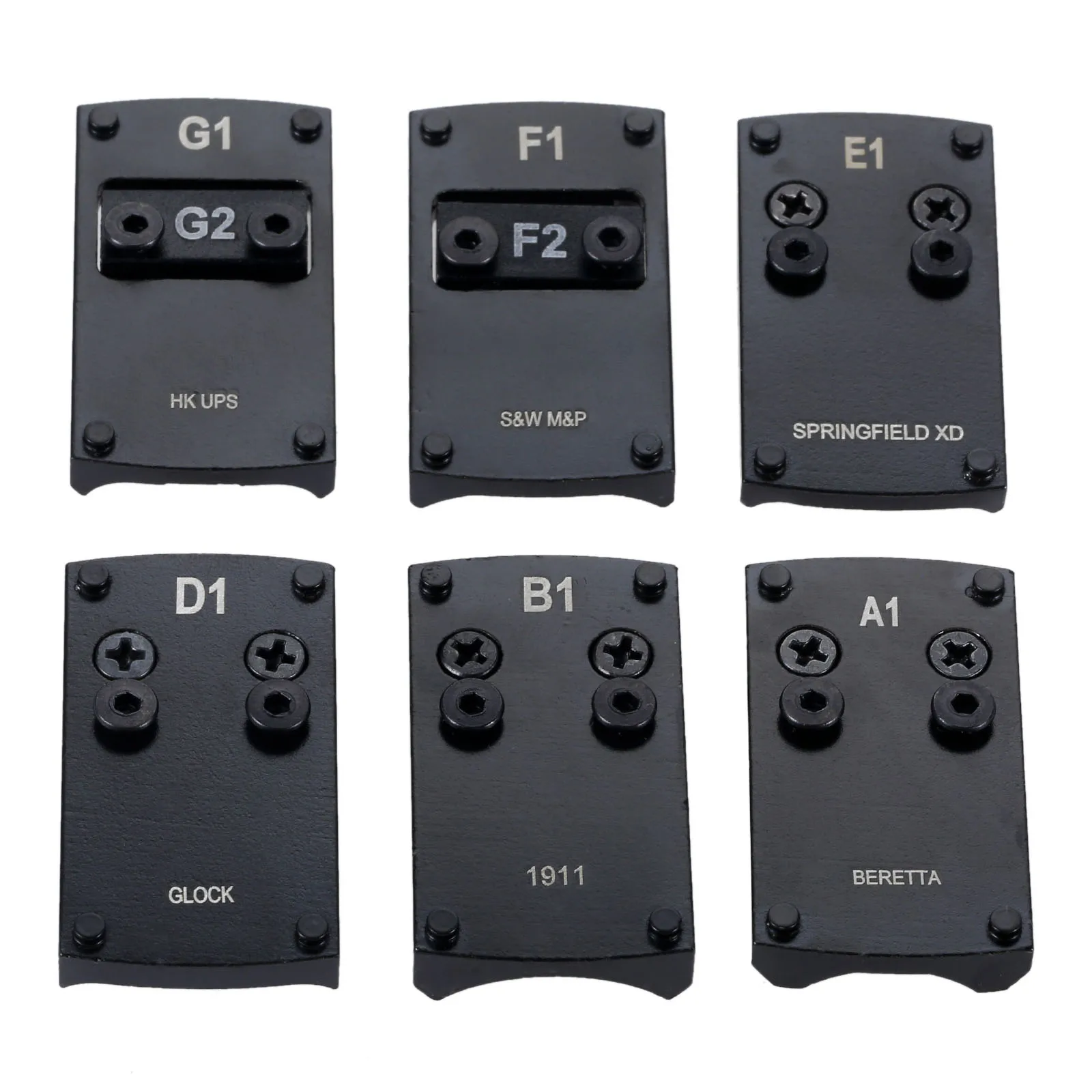 7 шт. передний прицел для тела набор замены стального прицела тактические