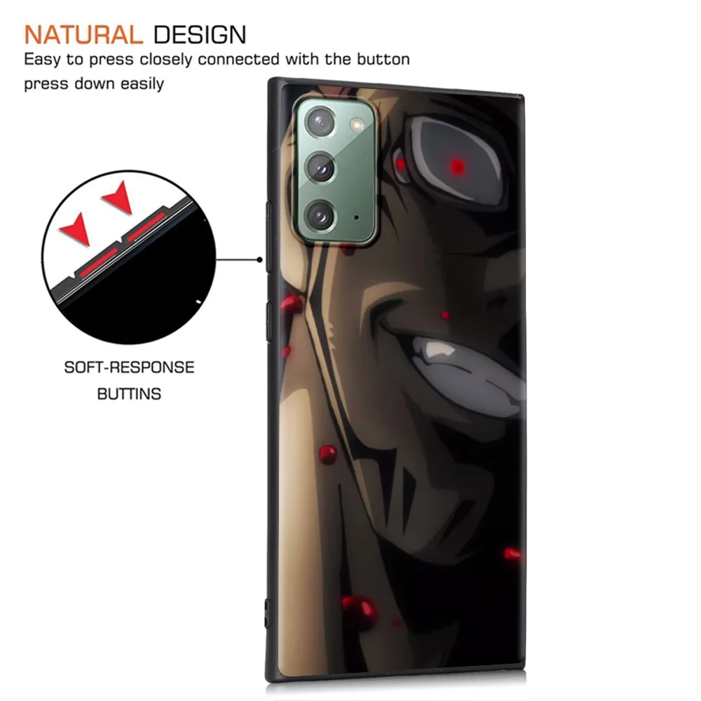 

Cool jujutsu kaisen Phone Shell For Samsung Note 20 Ultra 10 9 8 Lite Plus F41 M31 Prime M51 M31 M30s M21 M11 M01 Fundas