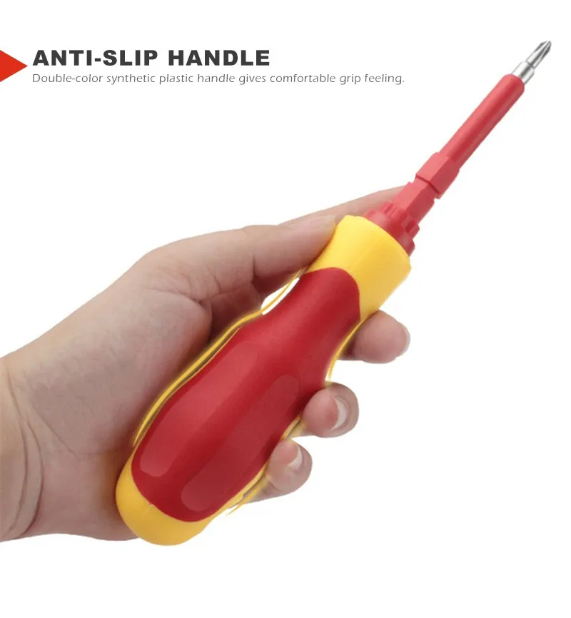 

26Pcs Insulated Screwdriver Set Repair Tool Magnetic Bits Torx Hex Screwdriver Set Magnetic Repair Hand Tool Fast Shipping