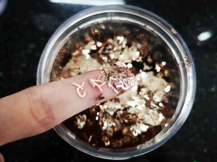 10 г/пакет с английскими буквами блестящий пластырь для ногтей украшения макияжа