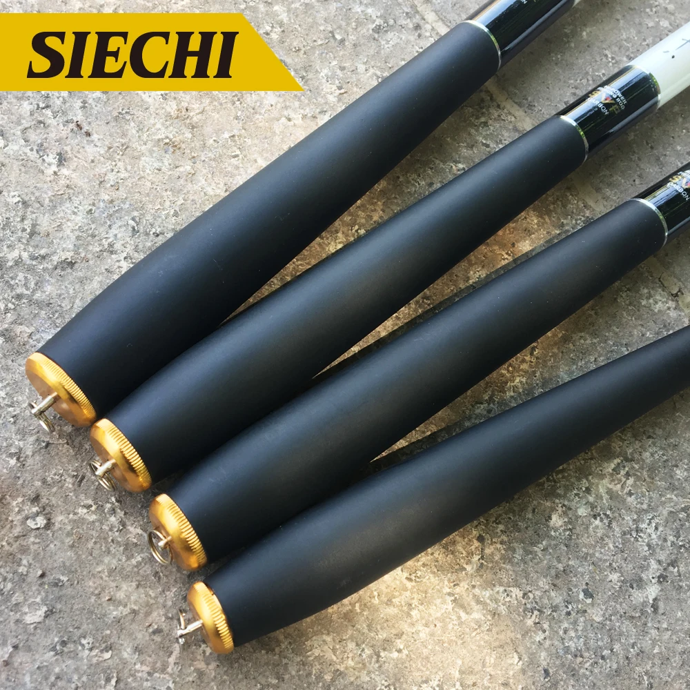 SIECHI высокоуглеродное волокно Супер жесткий Телескопический поток удочки Полюс