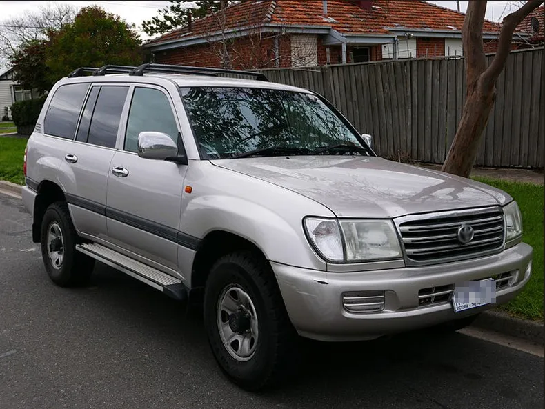 Для Toyota Land Cruiser 100 Lexus LX470 1998-2003 2004-2007 хромированный аксессуар дверная ручка боковая лампа зеркало крышка бака аксессуар