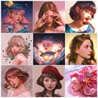 Набор для алмазной вышивки, круглая, художественная, портрет роспись бриллиантами г.