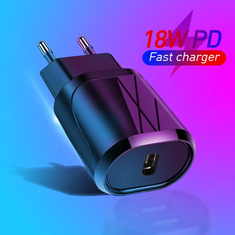 

for iPhone PD USB Charger QC 3.0 Wall Fast Charging for Samsung A50 S9 Huawei Xiaomi mi Quick Charge 3.0 PD Mobile Phone Charger