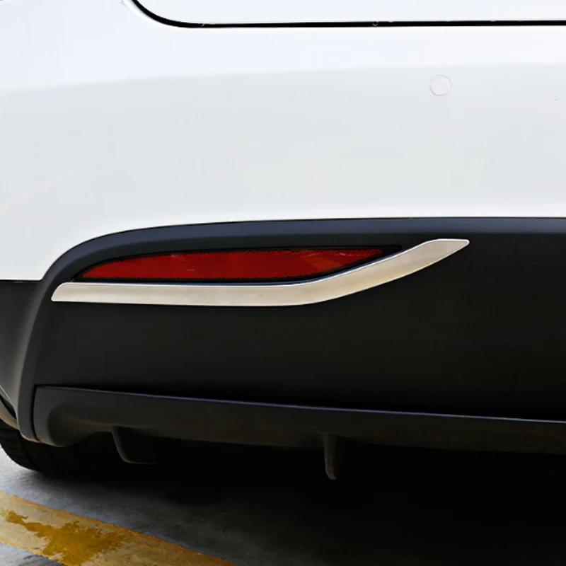Rear Fog Light Strip Adjustment Retrofit Exterior Reflective Mirror Upgrade 2PCS For Tesla Model X 2016-2019 | Автомобили и