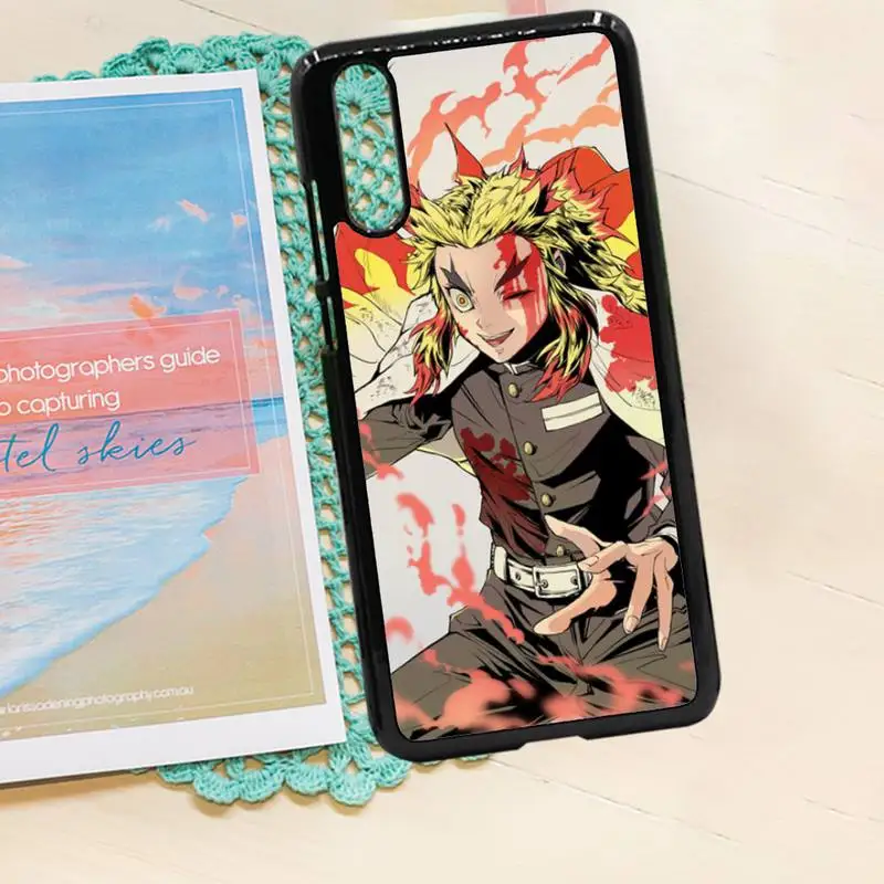 

Rengoku Kyoujurou Demon Slayer anime high quality Phone CasePC for iPhone 11 12 pro XS MAX 8 7 6 6S Plus X 5S SE 2020 XR