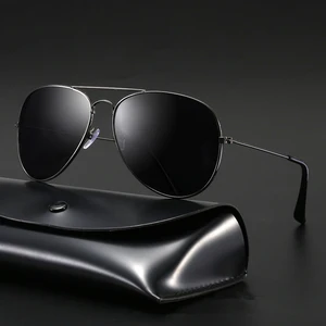 Brand Design Classic Aviation Sunglasses Women Mirror Driving Retro Frame Polit Sun Glasses Male UV4