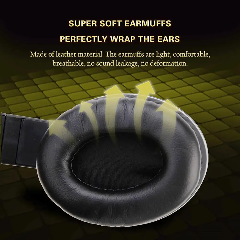 

Эргономичная Высококачественная игровая стереогарнитура 3,5 мм, проводные наушники с кнопкой управления, чувствительные для прослушивания ...