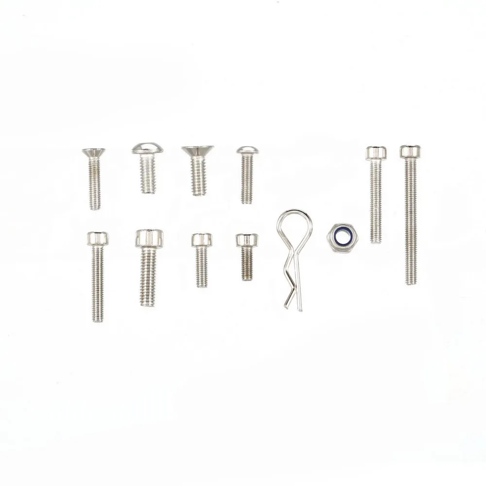

MINI Protable Stainless Steel Screw Kit tra039 For Traxxas Short Truck Full Vehicle Screw Ball Bearing Accessories Set