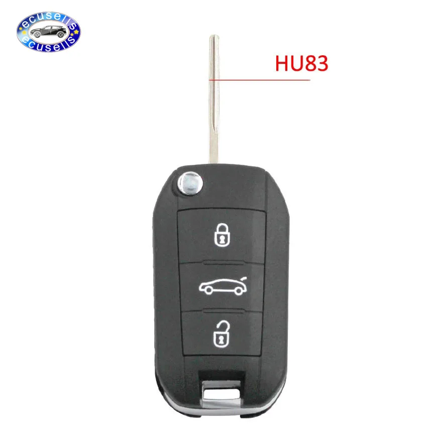 Чехол чехол для автомобильного ключа с 3 кнопками дистанционного управления Fob +