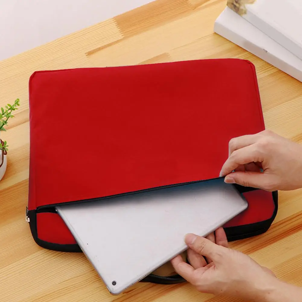 Сумка для документов канцелярские принадлежности двухслойная с ручкой