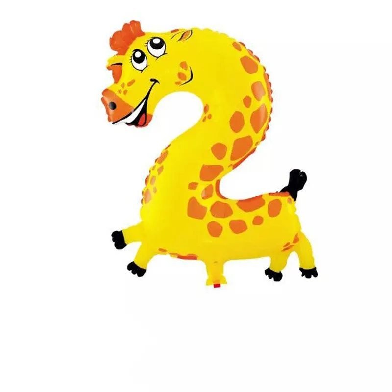 1pc Animal Balloons Jungle Safari Party Baloons Decorations Foil Ballon Birthday Decor Kids | Дом и сад