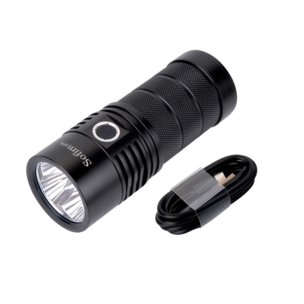 Sofirn SP36 BLF высокий складной фонарик 5650lm мощный светодиодный фонарик водонепроницаемый заряжаемый через интерфейс USB фонарь Открытый Свет охота Горячая