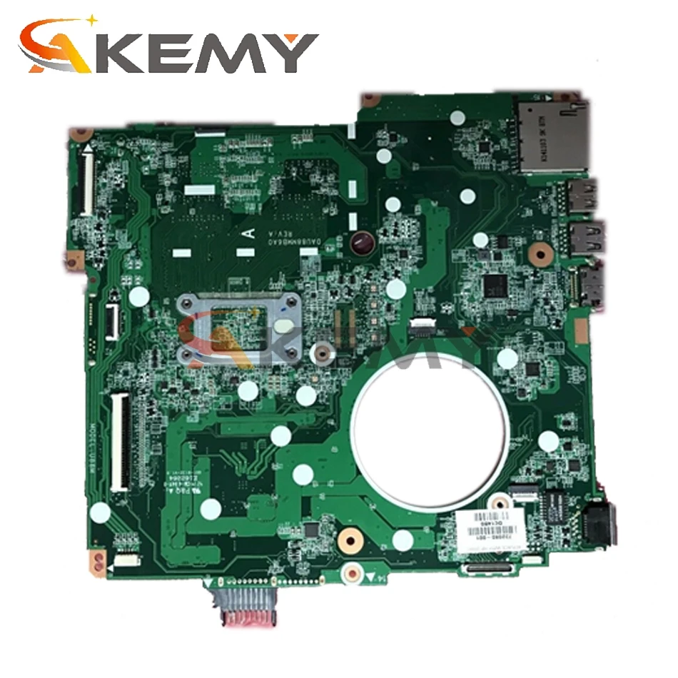 

Akemy 779457-501 779457-001 For HP 15-F Laptop motherboard DAU88MMB6A0 SR1W4 N2830 CPU Onboard DDR3