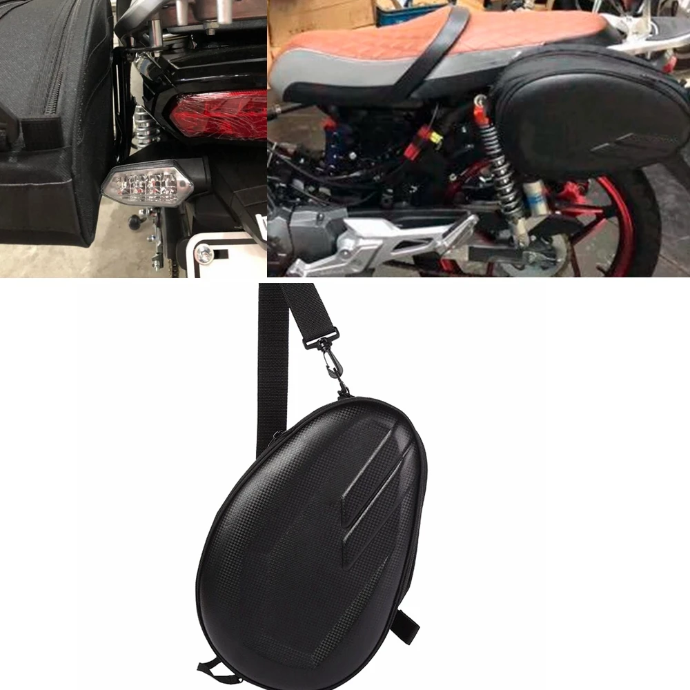 Новинка 2019 водонепроницаемые мотоциклетные седельные сумки черные дорожные