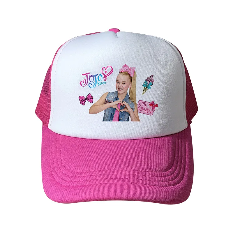 Кепка JOJO Siwa детская мультяшная бейсболка в стиле хип-хоп летняя кепка от солнца