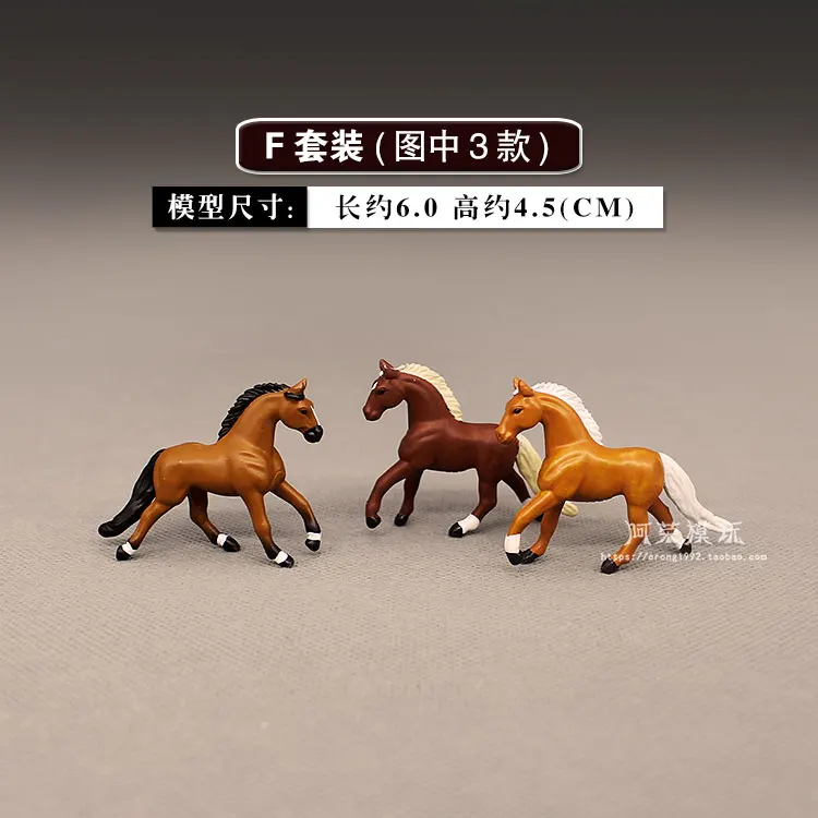 Миниатюрная модель лошади Appaloosa Lusitano Clydesdale Haflinger пони Steed Pinto стальон ранчо