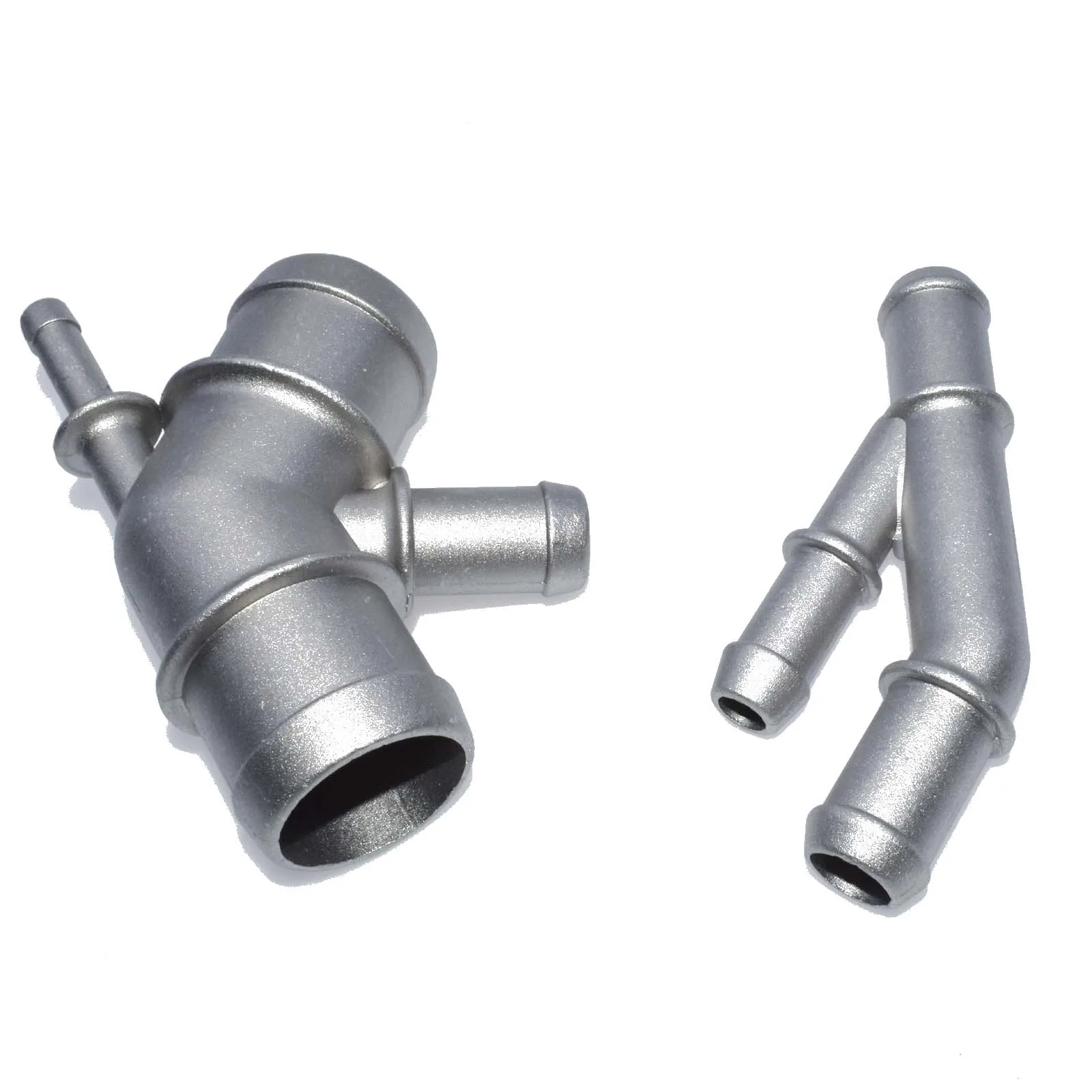 Aluminum Coolant Thermostat Radiator Water Flange Pipe Connector For Audi VW A3 TT Skoda Seat Bora Golf Jetta 1.8T 1J0121087C