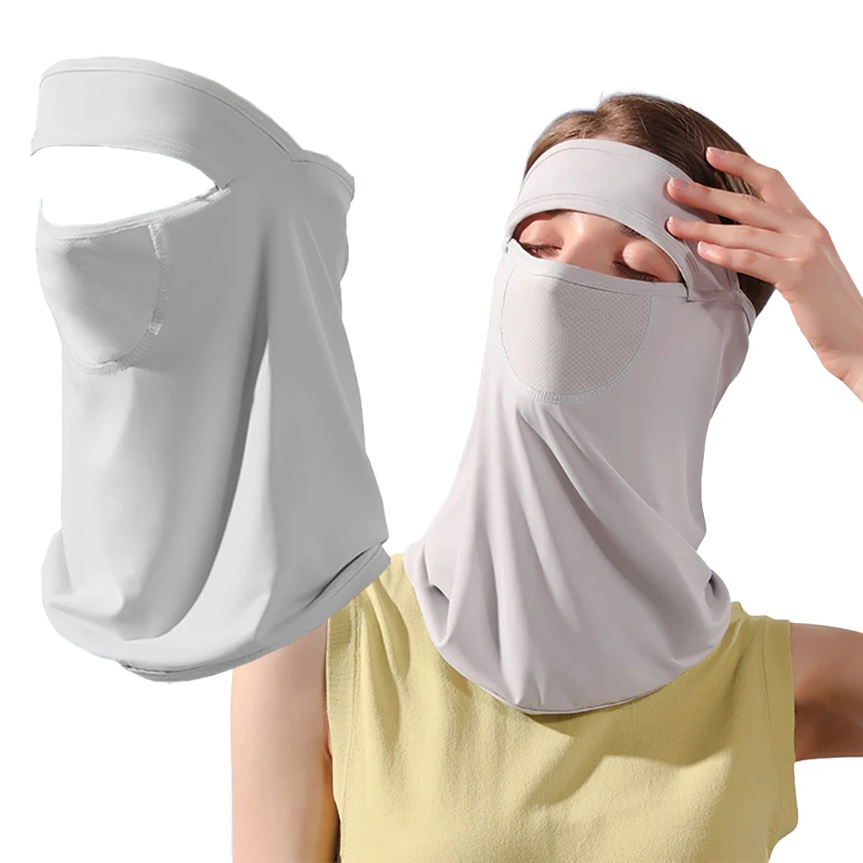 

Свободная Солнцезащитная велосипедная Балаклава с защитой от УФ-лучей, дышащая маска для бега на открытом воздухе, безвредная для кожи маск...