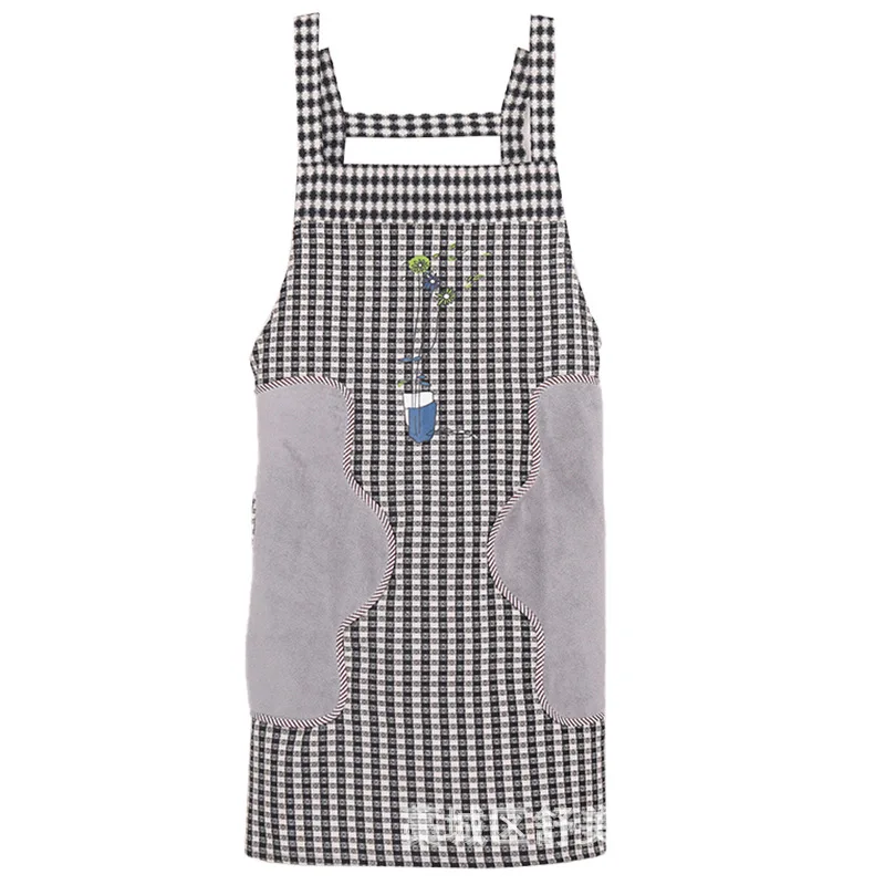 

2021 new high quality solid color apron Kitchen Apron