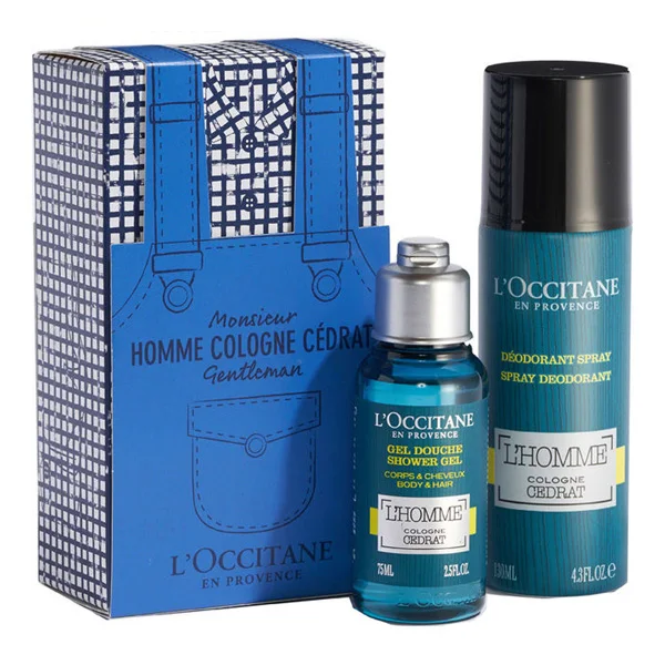 Набор мужских духов Eau De Cedrat L'occitane (2 шт.)|Наборы для макияжа| |