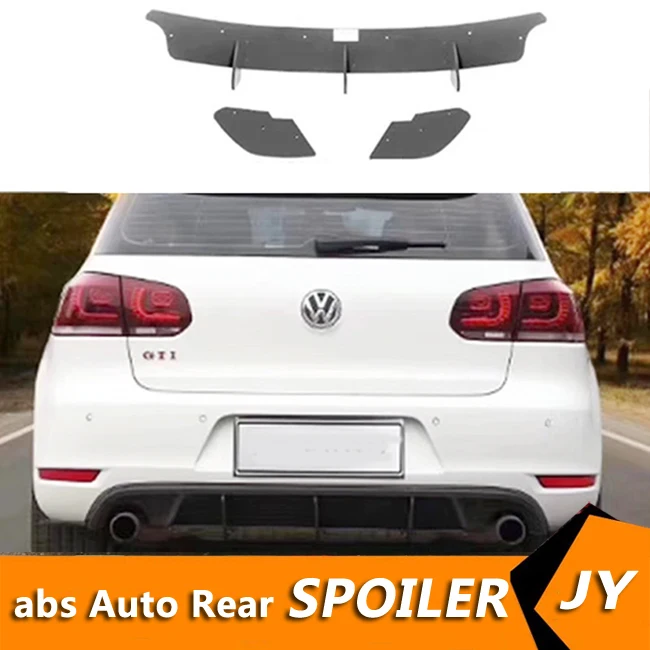 Для VW GOLF 6 GTI Body kit спойлер 2010-2013 для R R20 ABS задний бампер диффузор защитные бамперы |