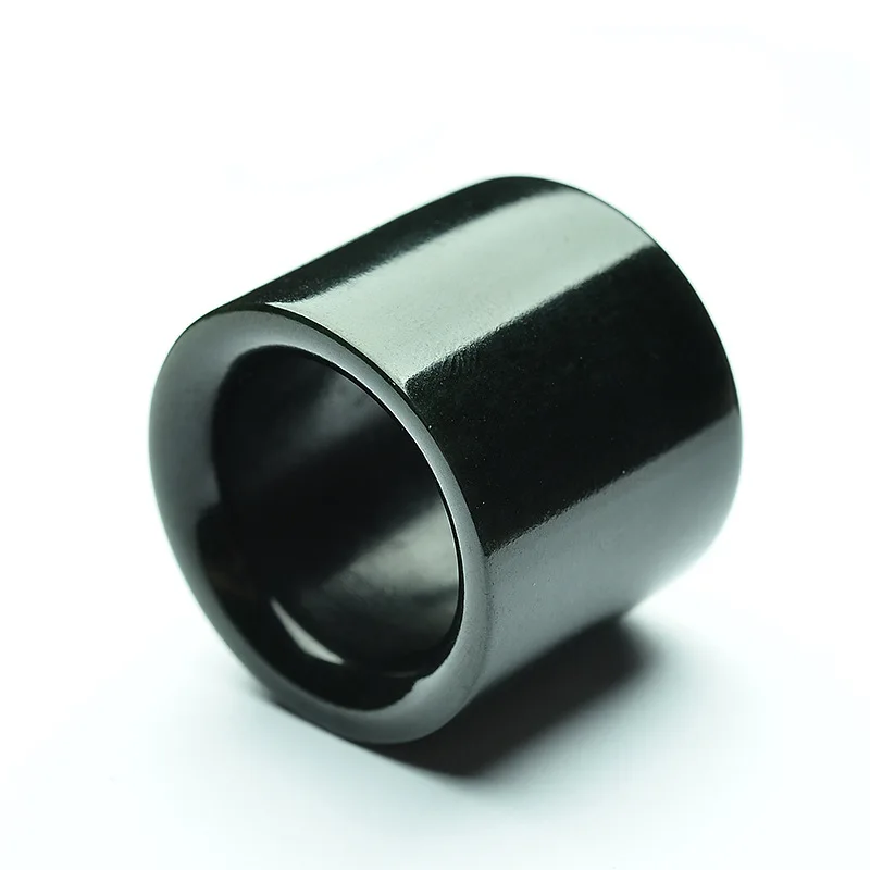 Кольца из натурального зеленого нефрита для мужчин кольца синьцзянского хэтяня