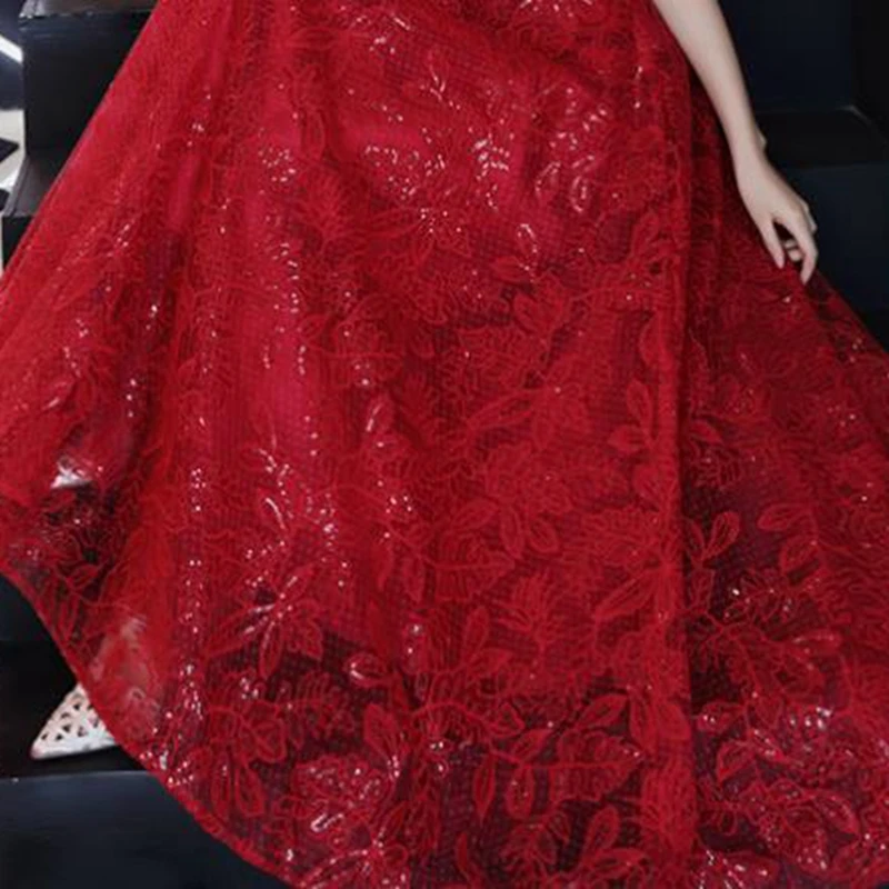 

Oversized Evening Dresses Ever Pretty Elegant V-Neck Ruffles Formal Evening Gown Party Dress Robe De Soiree 2020 Floor-Length