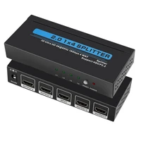 hdmi compatible 1x4 splitter 3d ultra 4kx2k60hz 18gbps hdcp2 2 1 in 4 out 4 way splitter for hdtv high definition monitors