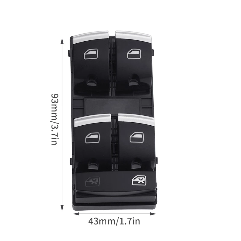 SPEEDWOW мастер Мощность окна Управление кнопка включения для Audi A3 8P A4 S4 RS4 B6 B7 A6 S6 RS6 C6