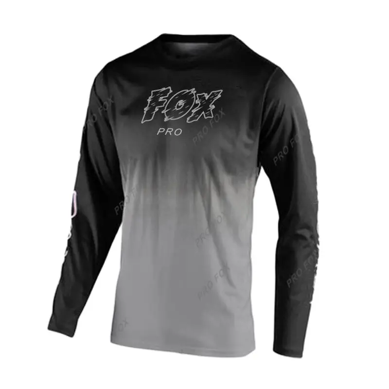 

Новая уличная Мужская дышащая и быстросохнущая велосипедная рубашка с длинными рукавами для езды на горном велосипеде