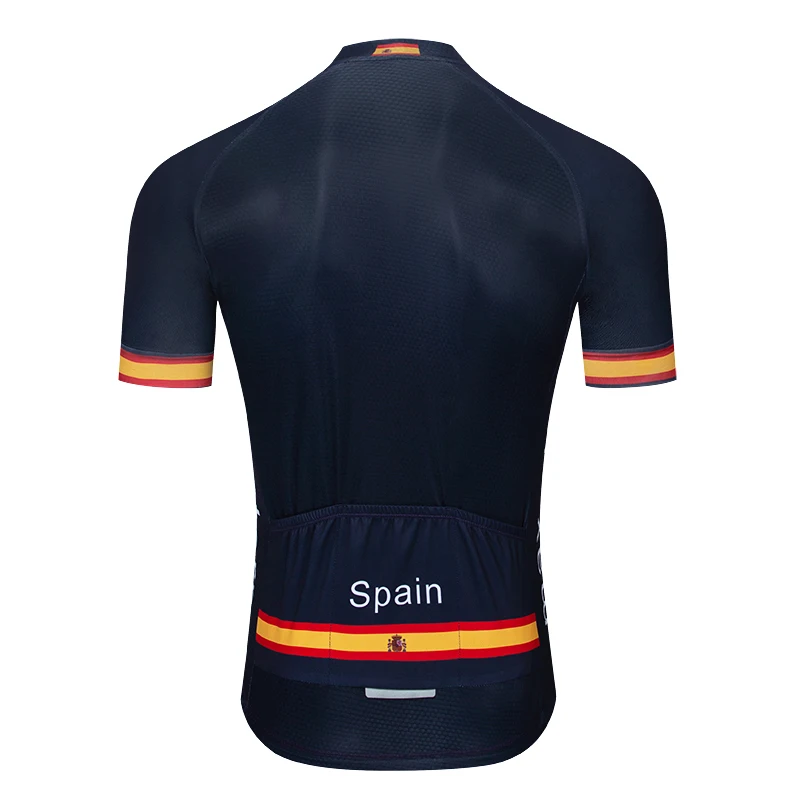 2021 Испания синяя новая команда Велоспорт Джерси по индивидуальному заказу